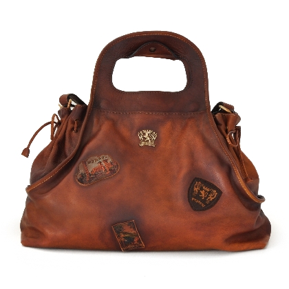 Handbag Gaiole in cow leather