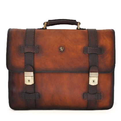 <span class="smallTextProdInfo">[BMA500]</span> - Briefcase Vallombrosa in cow leather - Bruce Brown
