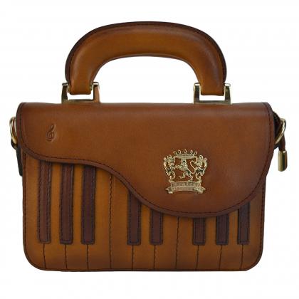 Pianola B534 Cross Body Bag in cow leather