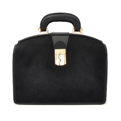 <span class="smallTextProdInfo">[CNE120/29T]</span> - Miss Brunelleschi Cavallino Lady Bag in real leather - Cavallino Black