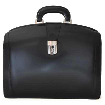 <span class="smallTextProdInfo">[RNE120/37]</span> - Brunelleschi Medium Briefcase in cow leather - Radica Black