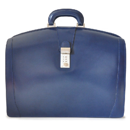 <span class="smallTextProdInfo">[RBL120]</span> - Brunelleschi Briefcase in cow leather - Radica Blue