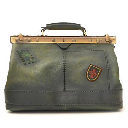 <span class="smallTextProdInfo">[BVS127/35]</span> - Handbag San Casciano in cow leather - Bruce Dark Green
