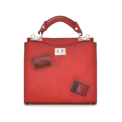 <span class="smallTextProdInfo">[BCL150/26]</span> - Lady Bag Anna Maria Luisa de' Medici Small in cow leather - Bruce Cherry