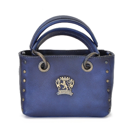 <span class="smallTextProdInfo">[BBL158]</span> - Bagnone Lady Bag in cow leather - Bruce Blue