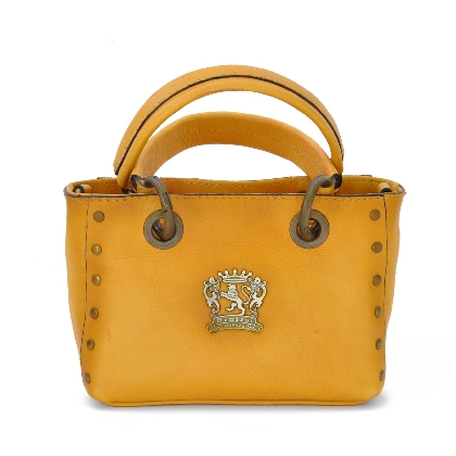 <span class="smallTextProdInfo">[BSE158]</span> - Bagnone Lady Bag in cow leather - Bruce Mustard