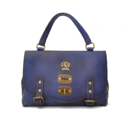 <span class="smallTextProdInfo">[BBE162/P]</span> - Woman Bag Castell'Azzara Small in cow leather - Bruce Electric Blue