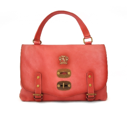 <span class="smallTextProdInfo">[BRO162/P]</span> - Woman Bag Castell'Azzara Small in cow leather - Bruce Pink