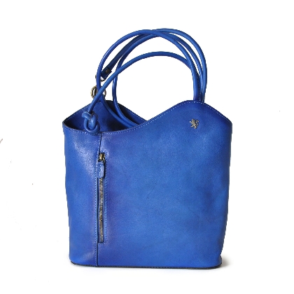 <span class="smallTextProdInfo">[BBE465]</span> - Consuma Shoulder Bag in cow leather - Bruce Electric Blue
