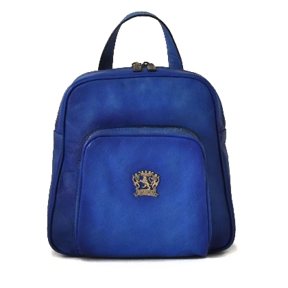 <span class="smallTextProdInfo">[BBE185]</span> - Sirmione Backpack in cow leather - Bruce Electric Blue
