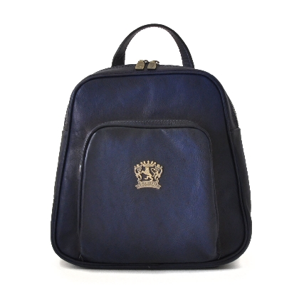 <span class="smallTextProdInfo">[BBL185]</span> - Sirmione Backpack in cow leather - Bruce Blue