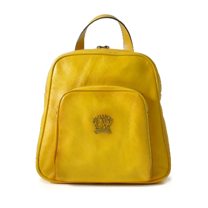 <span class="smallTextProdInfo">[BYE185]</span> - Sirmione Backpack in cow leather - Bruce Yellow