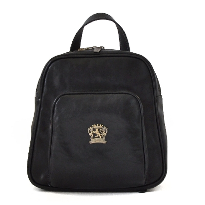 <span class="smallTextProdInfo">[BNE185]</span> - Sirmione Backpack in cow leather - Bruce Black