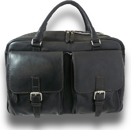 <span class="smallTextProdInfo">[BNE228]</span> - Briefcase Montalcino in cow leather - Bruce Black