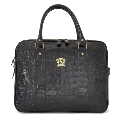 <span class="smallTextProdInfo">[KNE230]</span> - Magliano King Briefcase in cow leather - King Black