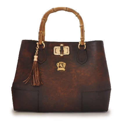 <span class="smallTextProdInfo">[BCF291]</span> - Sarteano Shoulder Bag in cow leather - Bruce Coffee