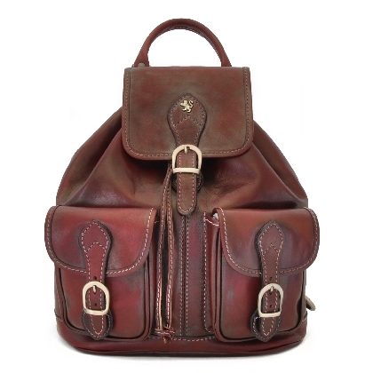 <span class="smallTextProdInfo">[BCH345]</span> - Backpack Caporalino in cow leather - Bruce Chianti
