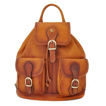 <span class="smallTextProdInfo">[BCO345]</span> - Backpack Caporalino in cow leather - Bruce Cognac