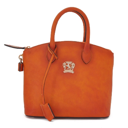 <span class="smallTextProdInfo">[BAR348/P]</span> - Versilia Small Bruce Handbag in cow leather - Bruce Orange