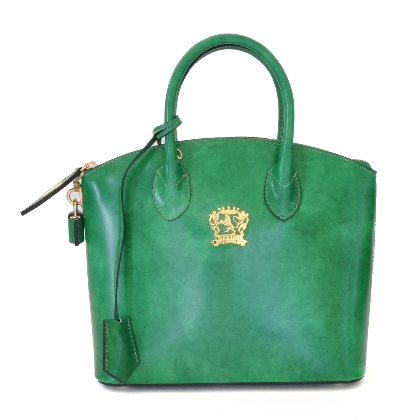 <span class="smallTextProdInfo">[REM348/P]</span> - Versilia Small Handbag in cow leather - Radica Emerald