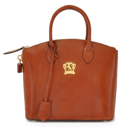 <span class="smallTextProdInfo">[RMA348/P]</span> - Versilia Small Handbag in cow leather - Radica Brown