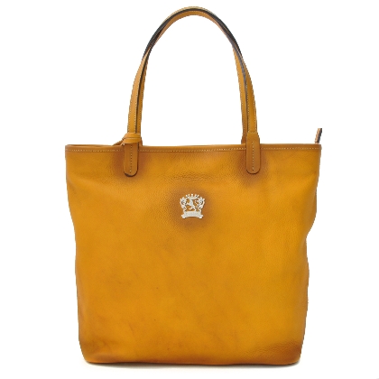 <span class="smallTextProdInfo">[BSE461]</span> - Monterchi Tote Bag in cow leather - Bruce Mustard