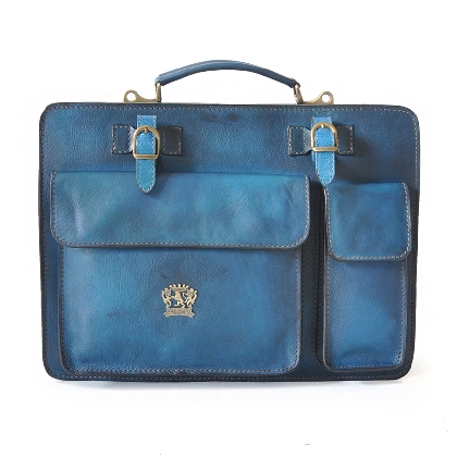 <span class="smallTextProdInfo">[BBE466/40]</span> - Business Bag Milano Big in cow leather - Bruce Blue