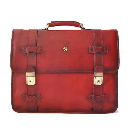 <span class="smallTextProdInfo">[BCL500]</span> - Briefcase Vallombrosa in cow leather - Bruce Cherry