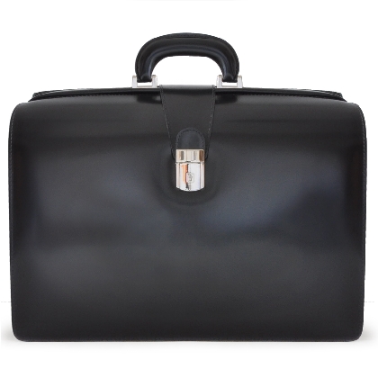 <span class="smallTextProdInfo">[RNE525/G]</span> - Leonardo Briefcase in cow leather - Radica Black