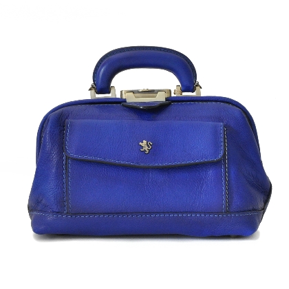 <span class="smallTextProdInfo">[BBE562/P]</span> - Doctor lady bag 562/P in cow leather - Bruce Electric Blue