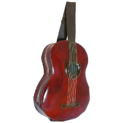 <span class="smallTextProdInfo">[RCH434]</span> - Da Filicaja Guitar Backpack in cow leather - Radica Chianti