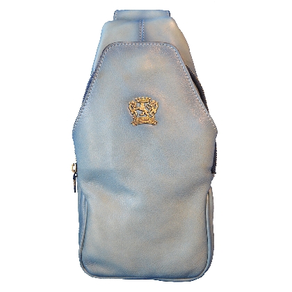 <span class="smallTextProdInfo">[BSB340]</span> - Backpack San Quirico d'Orcia in cow leather - Backpack Sky Blue