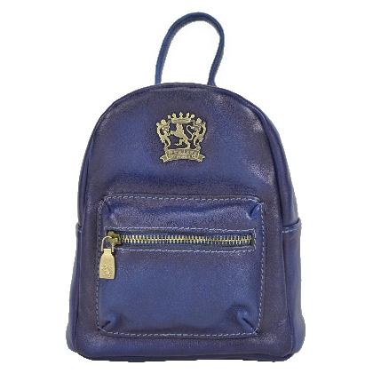 <span class="smallTextProdInfo">[BBL186]</span> - Montegiovi Backpack in cow leather - Montegiovi Backpack B186 Blue