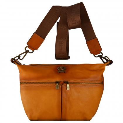 <span class="smallTextProdInfo">[BCO137]</span> - Pagiano Crossbody Bag B137 in cow leather - Bruce Cognac