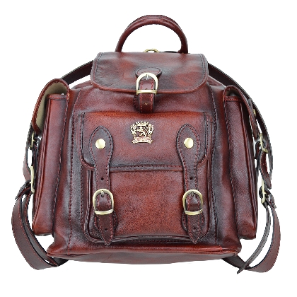 <span class="smallTextProdInfo">[BCH346]</span> - Backpack Montalbano in cow leather B346 - Backpack Montalbano B346 Chianti