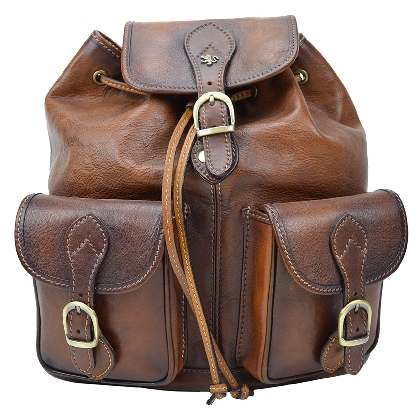 <span class="smallTextProdInfo">[BMA345]</span> - Backpack Caporalino in cow leather - Bruce Brown