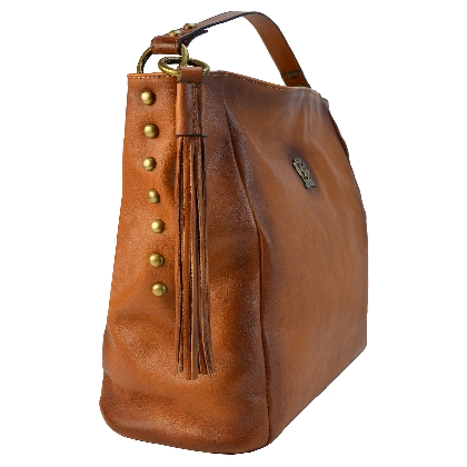 Poppi B352 Shoulder Bag in cow leather