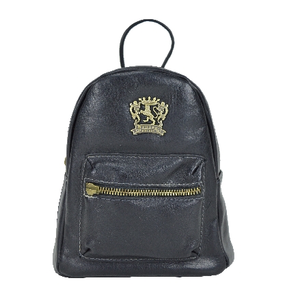 <span class="smallTextProdInfo">[BNE186]</span> - Montegiovi Backpack in cow leather - Montegiovi Backpack B186 Black
