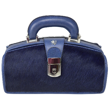 <span class="smallTextProdInfo">[CBL120/N]</span> - Lady Brunelleschi Cavallino Handbag in real leather - Cavallino Blue
