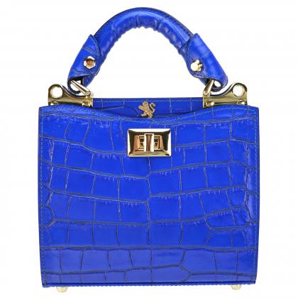 <span class="smallTextProdInfo">[KBE150/20]</span> - Anna Maria Luisa de' Medici Small Lady Bag in cow leather K150/20 - King Electric Blue