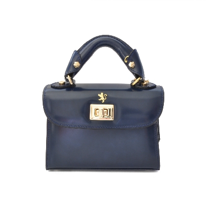 <span class="smallTextProdInfo">[RBL280/20]</span> - Lucignano Small Handbag in cow leather - Radica Blue