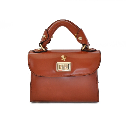 <span class="smallTextProdInfo">[RMA280/20]</span> - Lucignano Small Handbag in cow leather - Radica Brown