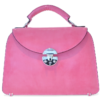 <span class="smallTextProdInfo">[RRO285/P]</span> - Veneziano Small Lady Bag in cow leather - Radica Pink