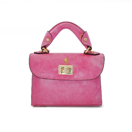 <span class="smallTextProdInfo">[RRO280/20]</span> - Lucignano Small Handbag in cow leather - Radica Pink