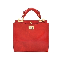 Anna Maria Luisa de' Medici Small Lady Bag in cow leather